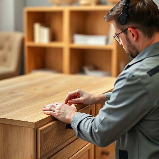 Quality control inspection of finished custom furniture
