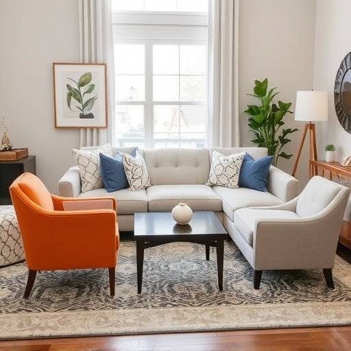 White glove delivery and installation of custom furniture in a home